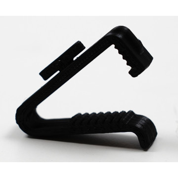 Clip in plastica abs nero...